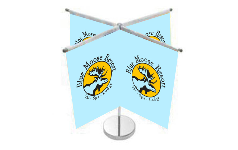 QUAD VERTICAL STYLE TABLE TOP FLAG QUAD VERTICAL STYLE TABLE TOP FLAG
